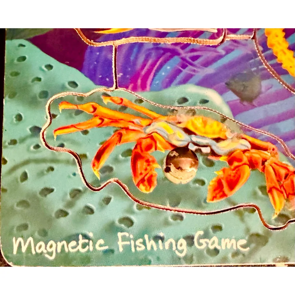 Vintage Melissa & Doug Magnetic Fishing Wooden Puzzle